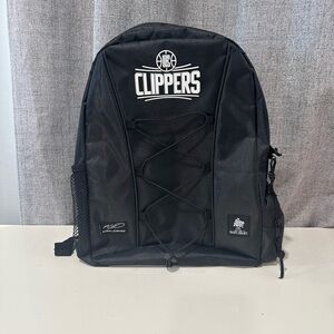 Los Angeles LA clippers black kawhi Leonard backpack   Pre owned.